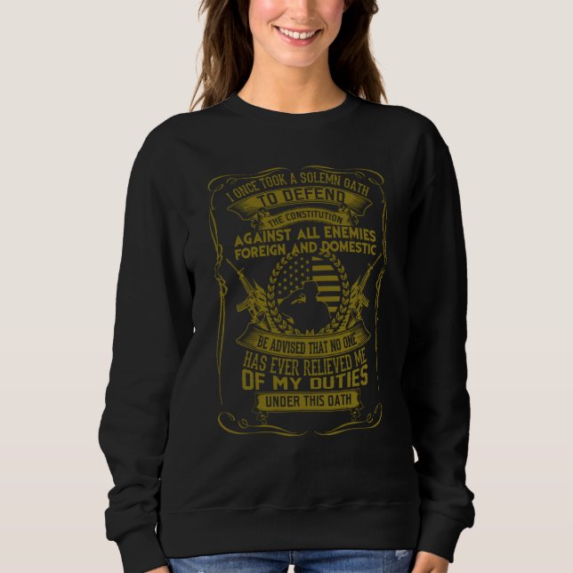 Skull Freedom Liberty In The USA Patriot Flag Hono Sweatshirt (Front)