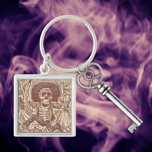 Skull from Oaxaca, La Calavera Oaxaqueña Key Ring (Skull from Oaxaca, La Calavera Oaxaqueña Keychain)