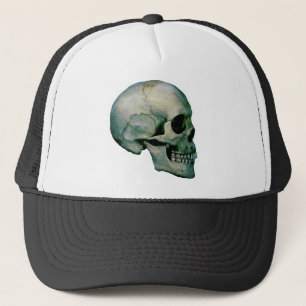 Skull From Profile Trucker Hat