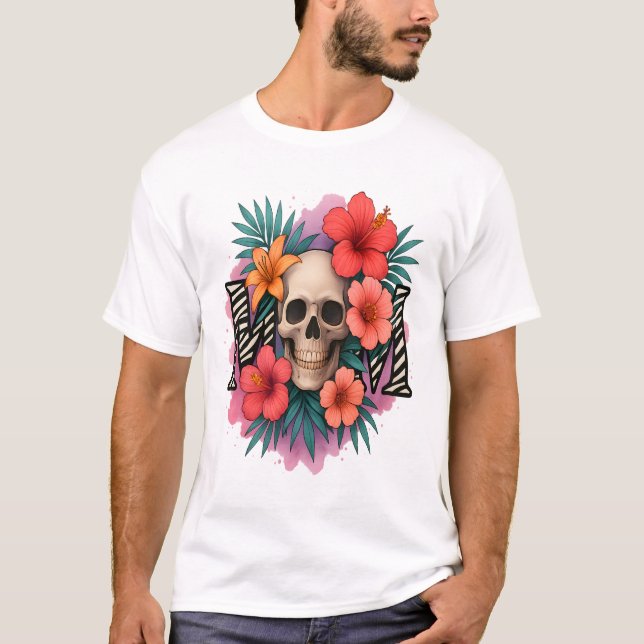 Skull Funny Mother T-Shirt (Front)