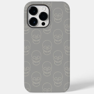 Skull - Ghost Grey and Bone White Case-Mate iPhone 14 Pro Max Case