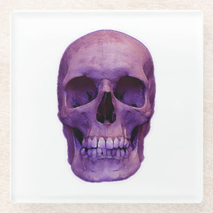 Skull Glass Coaster