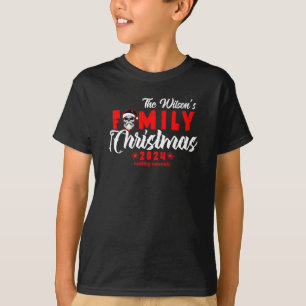 Skull Goth Family Christmas T-Shirt