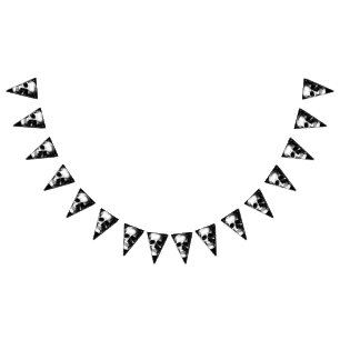 Skull Gothic Halloween Wedding Bunting