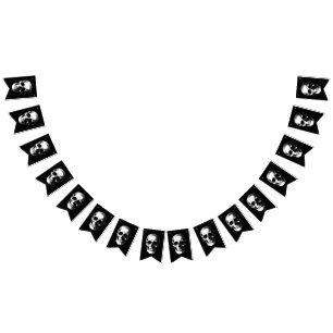 Skull Gothic Halloween Wedding Bunting