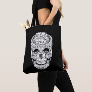 Skull Gothic Style Crossbody Tote Purse Bag
