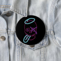 Skull graffiti - Pink, Purple, Blue and Black