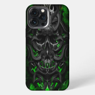 skull Green bio spark iPhone 13 Pro Max Case