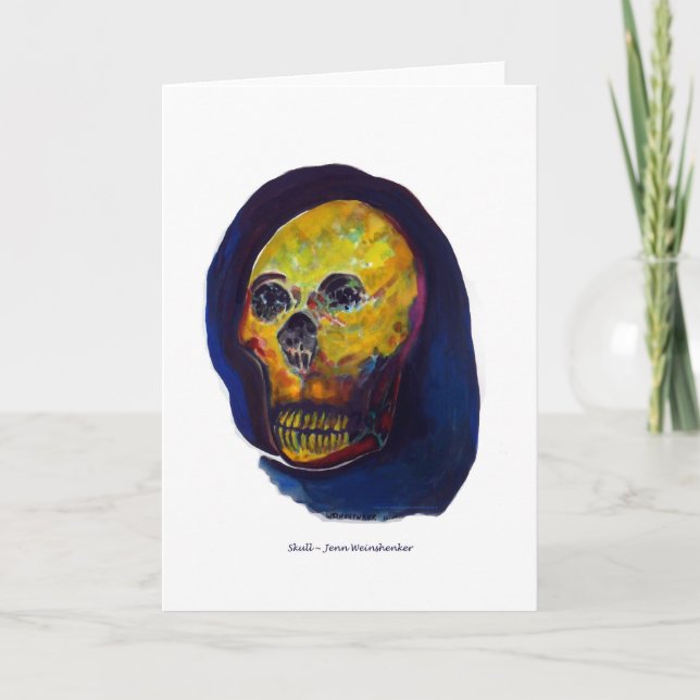 Skull GREETING CARD (Front)
