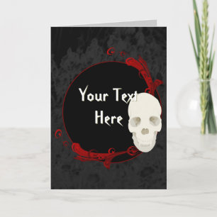 Skull Greeting Card