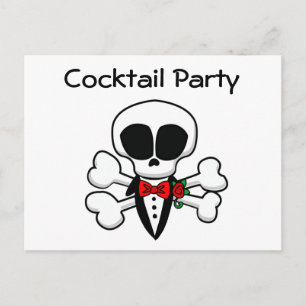 Skull Groom Fully Customisable Postcard