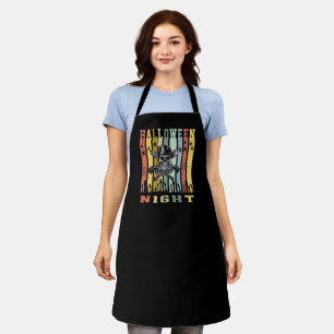 Skull Gun, Halloween Night Apron