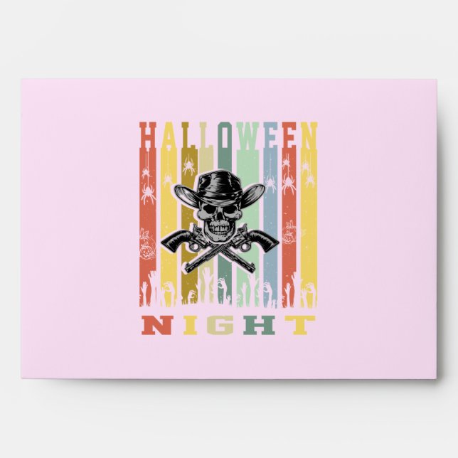 Skull Gun, Halloween Night Envelope (Front)
