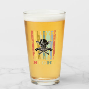 Skull Gun, Halloween Night Glass