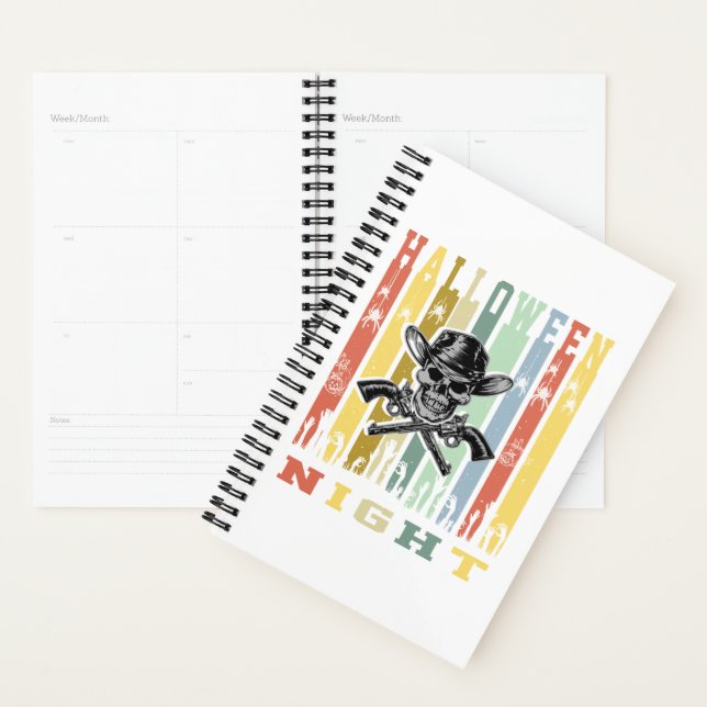 Skull Gun, Halloween Night Planner (Display)