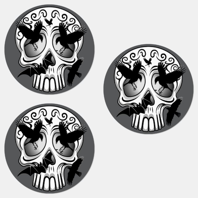 Skull Halloween Decorative Calaveras (Group)