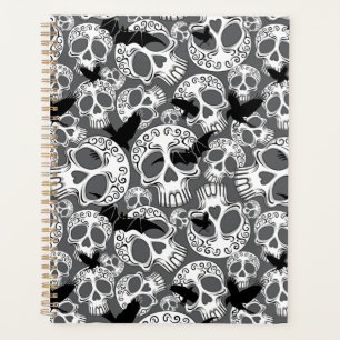 Skull Halloween Decorative Calaveras Planner
