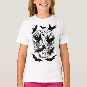 Skull Halloween Decorative Calaveras T-Shirt