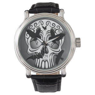 Skull Halloween Decorative Calaveras Watch