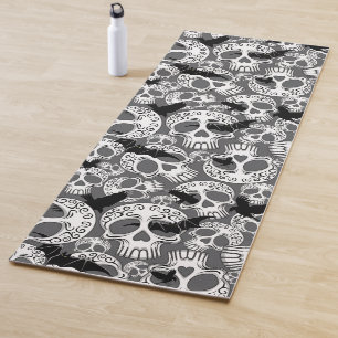 Skull Halloween Decorative Calaveras Yoga Mat