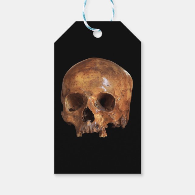 Skull Halloween Gift Tags (Front)