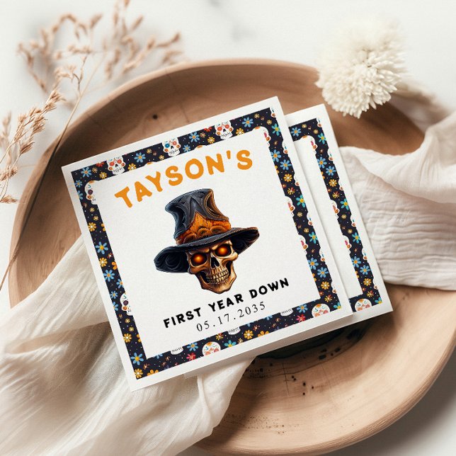 Skull Halloween Kids Costume Party – Cute & Spooky Napkin (Creator Uploaded)