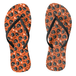 Skull Halloween Seamless Pattern Thongs