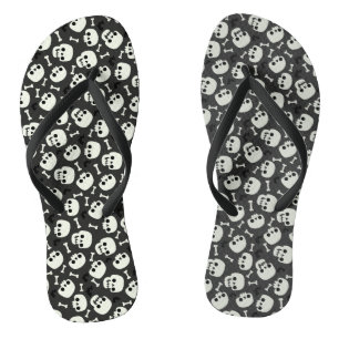 Skull Halloween Seamless Pattern Thongs