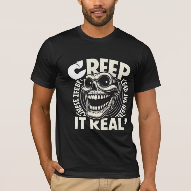 skull halloween T-Shirt (Front)