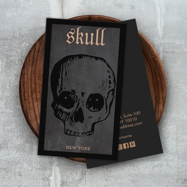 Skull Halloween Theme Earring Display Card (Creator Uploaded)