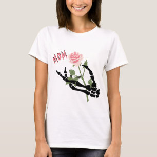 Skull Hand Floral T-Shirt