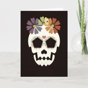 Skull "Happy Halloween!" Greeting Card