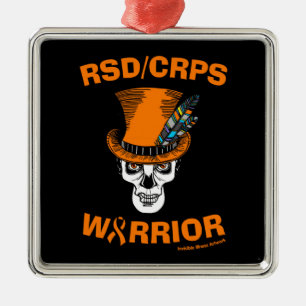 Skull/Hat...RSD/CRPS Metal Ornament