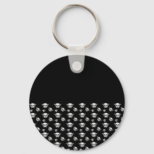 Skull Heads Key Ring
