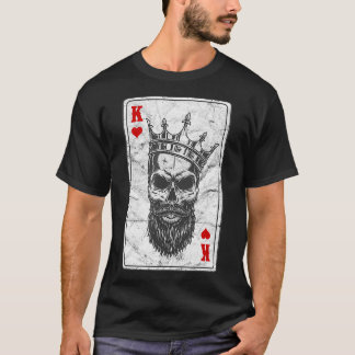 Skull Heart Crown d d  T-Shirt
