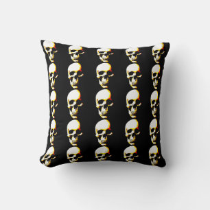 Skull Heavy Metal Fantasy Art Cushion