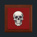 Skull Illustration Gift Box<br><div class="desc">Fantasy Rock Punk Heavy Metal Art - Skull Skeleton - Digital Fantasy Art</div>