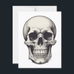 Skull Illustration Postcard<br><div class="desc">Fantasy Rock Punk Heavy Metal Art - Skull Skeleton - Digital Fantasy Art</div>