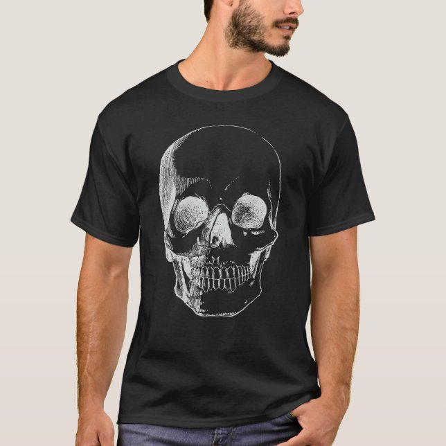 Skull Illustration T-Shirt (Front)