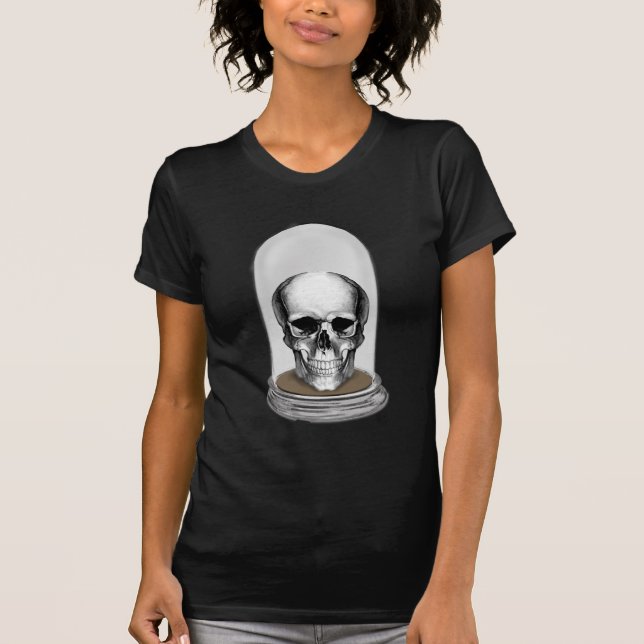 Skull In Bell Jar 2 T-Shirt (Front)