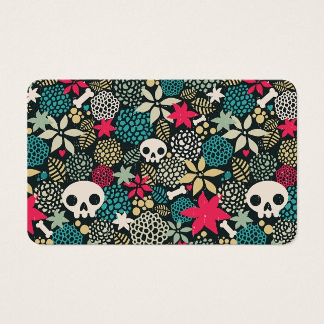 Skull in flowers (Front)