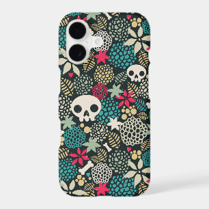 Skull in flowers