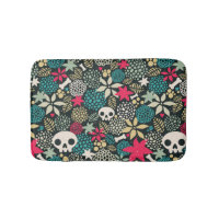 Skull in flowers