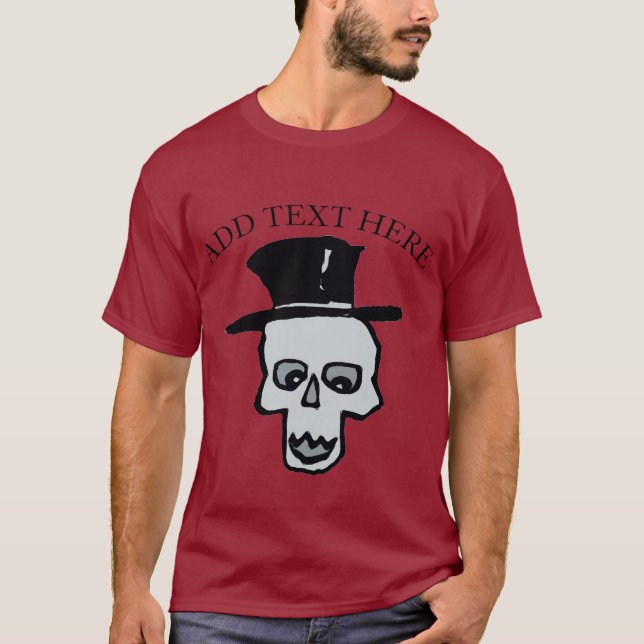 Skull in Top Hat (Front)