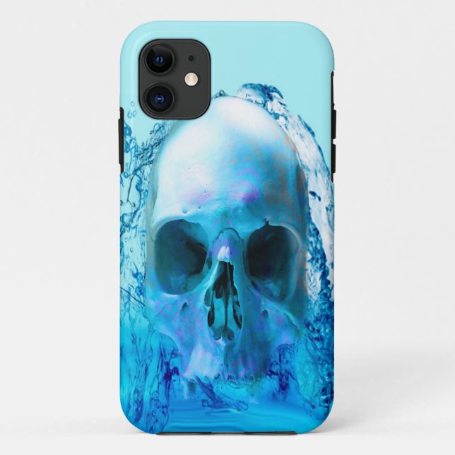 Skull in Water Case-Mate iPhone Case (Back)