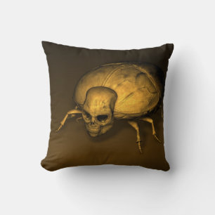 Skull Insects Cushion