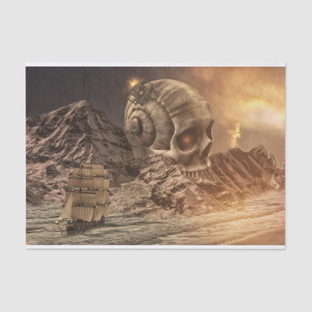 skull island tissue paper (Front)
