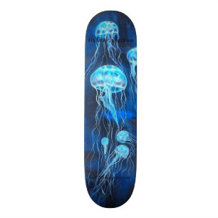Skull Jellyfish Skate Deck