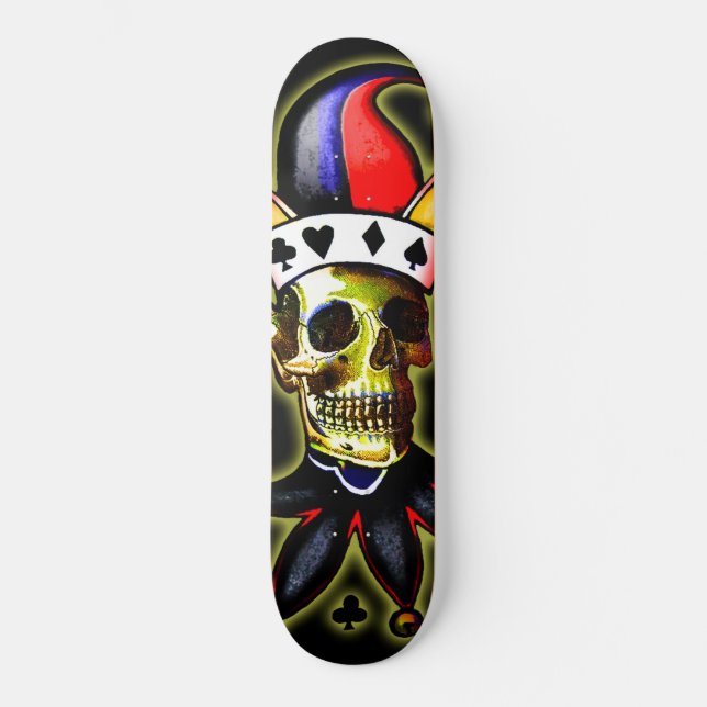 Skull Jester Skateboard (Front)