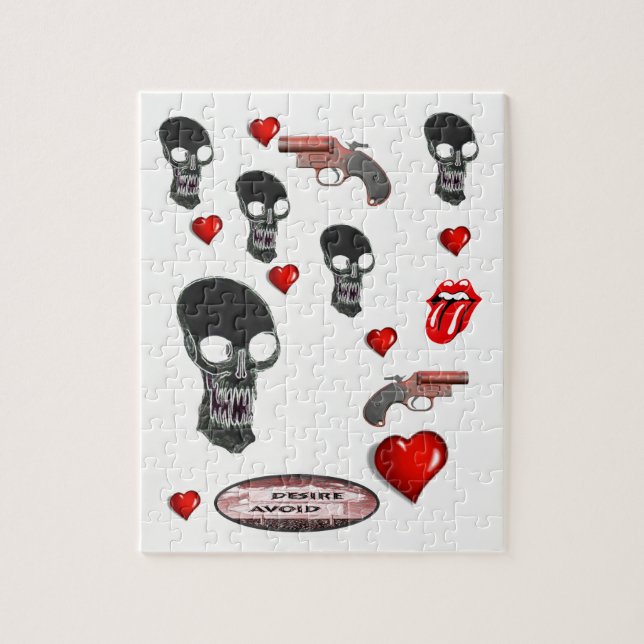 Skull Jigsaw Puzzle (Vertical)